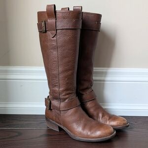 Ecco Brown Leather Riding Boots